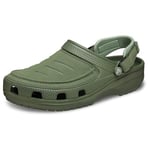 Crocs Homme Yukon Vista II LR Clogs-and-Mules-Shoes, Army Green, 46/47 EU