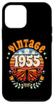 Coque pour iPhone 12 mini 70 Ans Année 1955 Papillon Femme 70eme Anniversaire 1955