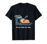 Never Skip Rest Day TREADMILL Sloth Never Skip Rest Day T-Shirt