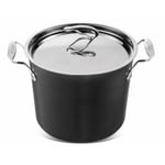 Circulon Style Non-Stick Hard Anodised Aluminium Stockpot with Lid, 24cm