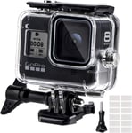 Boîtier Etanche pour GoPro Hero 8 Black, Boîtier Plongée Etanche de 60 M avec Mont Thumbscrew et 12 Insert Anti-buée Accessoires Kit pour Gopro Hero 8 Caméra d'action Noire 2019.[G2134]