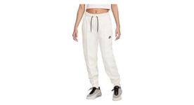 Pantalon jogging nike sportswear tech fleece blanc femme