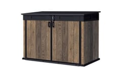 Coffre de jardin WALNUT Signature mega en résine effet bois - coloris noyer - 2020L - KETER