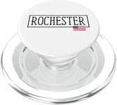 Rochester City Drapeau USA Voyage US Amérique Femmes Hommes PopSockets PopGrip pour MagSafe