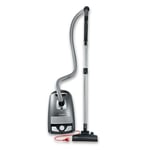 SEVERIN Aspirateur puissant et maniable avec brosse parquet, Aspirateur traineau avec sac et grand rayon d'action de 9 m, Aspirateur traîneau livré avec 2 sacs de 3 litres, BC 7045