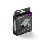 Integral 4TB SlimXpress Pro SSD Portable USB 3.2 Gen 2x2 – Jusqu'à 2000MB/s de Vitesse de Lecture et d'écriture. Boîtier Compact et Plug & Play. Compatible avec Mac, PC, Android, Xbox et Playstation