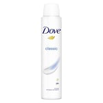 Dove Classic with ¼ moisturising cream Anti-perspirant Deodorant Spray for 48 hours of protection 6 x 200 ml