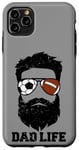 iPhone 11 Pro Max Soccer Football Dad Messy Hair Beard Soccer Football Dad Case