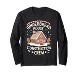 Funny Christmas Gingerbread House Decorating Baking Crew Long Sleeve T-Shirt