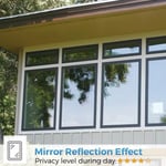 UV Reflective Window Film, Mirror Anti 44..5x200cm, Lifetree One-Way Window Film