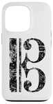 Coque pour iPhone 13 Pro Clef d'Ut (Noir Ancien) Viola, Violoncello, Cello, Trombone