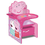 Peppa pig Chair Desk with Storage Bin by Nixy Children one Size