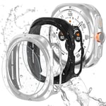 Aimtel [Lot de 2 + 2 Protections d'écran et Coques, Galaxy Watch Ultra 47mm en Verre trempé et Coque en Polycarbonate Rigide compatibles avec Samsung Galaxy Watch Ultra 47mm