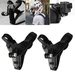 Support De Fixation De Menton De Casque En Plastique Pour Caméra De Sport GoPro Hero 8/7/6/5 Noir