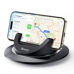 Beeasy Support Telephone Voiture, Porte Téléphone Voiture Tableau de Bord Silicone [Rotation à 360 °] [Opération à Une Main], Car Phone Holder pour Smartphones iPhone Samsung Xiaomi