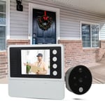 2.8In Digital Door Viewer Smart Peephole Doorbell Camera Infrared Night F