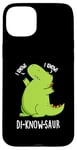 Coque pour iPhone 15 Plus Jeu de mots drôle de dinosaure Di-know-saur