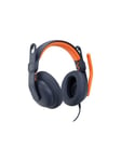 Logitech Zone Learn Wired Over-Ear Headset for Learners USB-C - headphones with mic - replacement