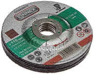 Connex COX938015 Cutting Disc for Stone, Multi-Colour, 115 mm, Set of 5 Piece