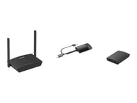 Panasonic Pressit Ty-Wps1 Wps Basic Set - Panasonic Ty-Wpr1 Receiver + 2 Panasonic Ty-Wpb1 Transmitters - Trådlös Förlängningsenhet För Video - 1Gbe, 802.11A, 802.11B/G/N, Wi-Fi 5 - 10Base-T, 100Base-Tx, 1000Base-T - Upp Till 30 M - För Pt-Frq50, Fr