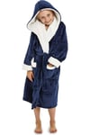 Fleece Dressing Gown Towelling Robe