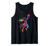 Basketball Girl Dunk Kids Youth Player Teenage Girl Women Tank Top