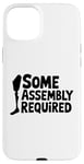 iPhone 15 Plus Some Assembly Required Funny Leg Amputee Humor Case