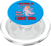 Valentine's Day Couples Saying Love Pajama PopSockets PopGrip for MagSafe