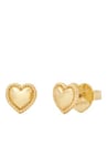 Kate Spade New York mini heart studs, Gold