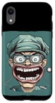 iPhone XR Funny looking Dentist Costume for Man and Woman Case