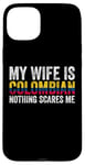 iPhone 15 Plus Proud Husband of Colombian Wife Humor and Pride Vintage Case