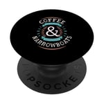 Coffee Lovers Narrowboats Canal Barge Boat Life PopSockets PopGrip Adhésif