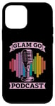 iPhone 12 mini Glam Go Podcast Producer Podcast Host Microphone Podcasting Case