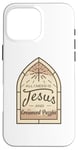 iPhone 16 Pro Max I Love Jesus and Crossword Puzzles Lover Christian Case