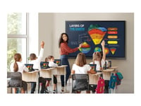 Samsung Interactive Display Wa65d - 65" Diagonalklasse Wad Series Led-Bakgrunnsbelyst Lcd-Skjerm - Utdanning / Næringsliv - Med Innebygd Interaktiv Tusjtavle, Berøringsskjerm (Flerberørings) - Android - 4K Uhd (2160P) 3840 X 2160 - Romgrå