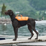 Non-Stop Dogwear Protector Redningsvest til hund, Oransje & Svart (4)