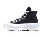 CONVERSE Homme Chuck Taylor All Star Lugged 2.0 Leather Sneaker, Noir Blanc, 41 EU