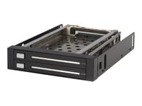 Startech 2 Drive 2.5in Trayless Hot Swap Sata Mobile Rack Backplane