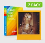 2 x Polaroid Instant Film COLOR FRAMES for 600 636 OneStep Camera