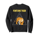 Got Fortune, Fortune Tiger, Fortune Favors The Brave Tiger Sweatshirt