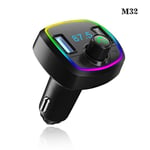 Auton pikalaturi 3.1A MP3 FM-lähetin U-levysoitin Dual USB Bluetooth 5.0 handsfree-autosarja Handsfree-sovitin autoon