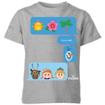 T-Shirt Enfant La Reine des Neiges - SMS - Gris - 3-4 ans