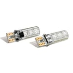 Tlily - 2 pcs T10 W5W 5050 6SMD rgb led Multi Couleur Lampe Voiture Coin Ampoules Telecommande