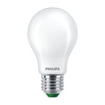 Philips LED pære E27 4W 3000K, matteret glas