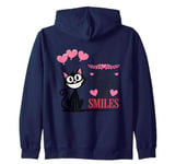 Iam the reason he smiles lovely my girlfriend Valentines Day Zip Hoodie