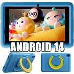 Blackview Tab A5 Kids Touch Tablet för barn Android 14 8" HD+, 9 + 64GB / SD 1TB 5100mAh Educational, Parental Control - Blue