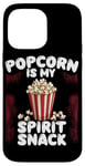 Coque pour iPhone 14 Pro Max Popcorn is My Spirit Snack Popcorn