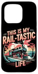 Coque pour iPhone 15 Pro Rail-Tastic Life Locomotive de train