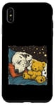 Coque pour iPhone XS Max Dalmatien endormi avec ours en peluche