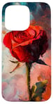 Coque pour iPhone 15 Pro Max Rose Art abstrait Rose Art Floral Artistique Fleur